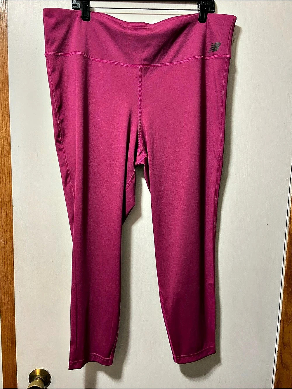 New Balance x Isaac Mizrahi Live! High Waist Leggings Pink 2XL